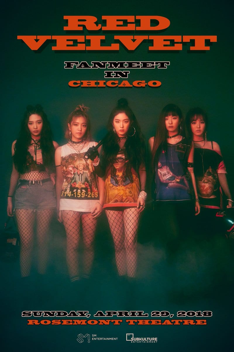 Red Velvet Announces First U.S. Fan Meeting In Chicago What The Kpop